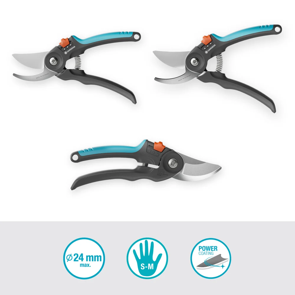 Sécateur PremiumCut Flex lames franches -ajustables S-M 24 mm – Gardena (vue 2)