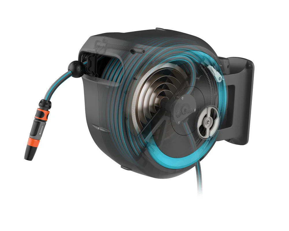 Dévidoir Gardena automatique mural RollUp XL 35m – Gardena (vue 2)